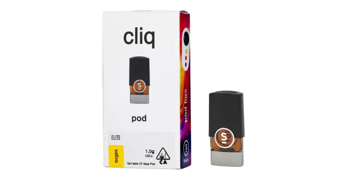 CLIQ Elite Live Glazed Apricot Gelato pod 1g
