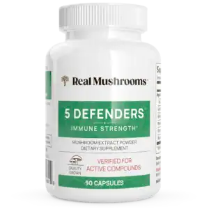 5 Defenders Organic Mushroom Blend Capsules