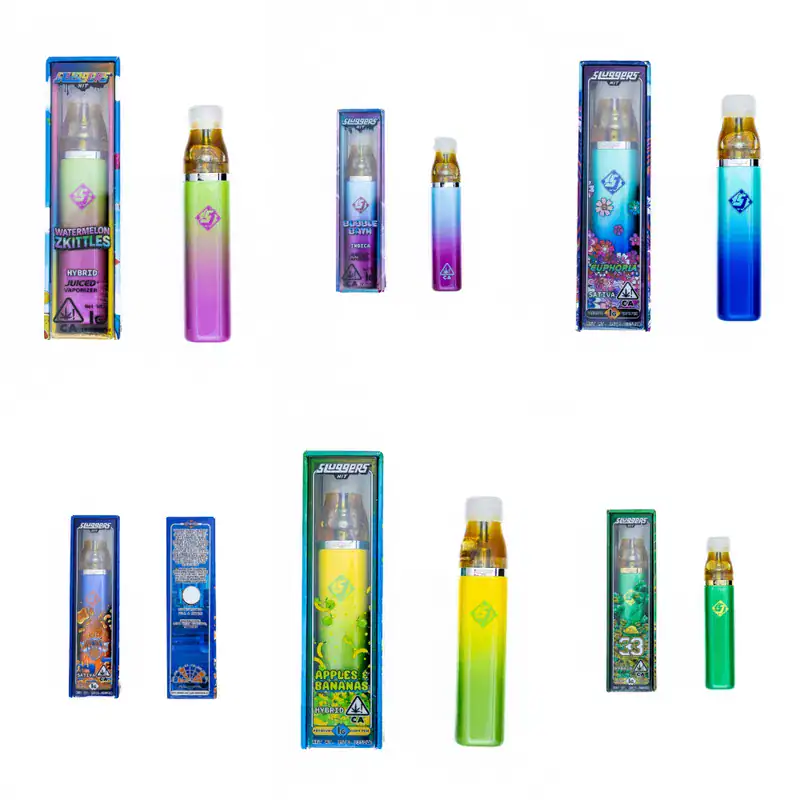 SLUGGERS HIT - DISPOSABLE RECHARGEABLE VAPE CARTS - 1GM (1000MG)