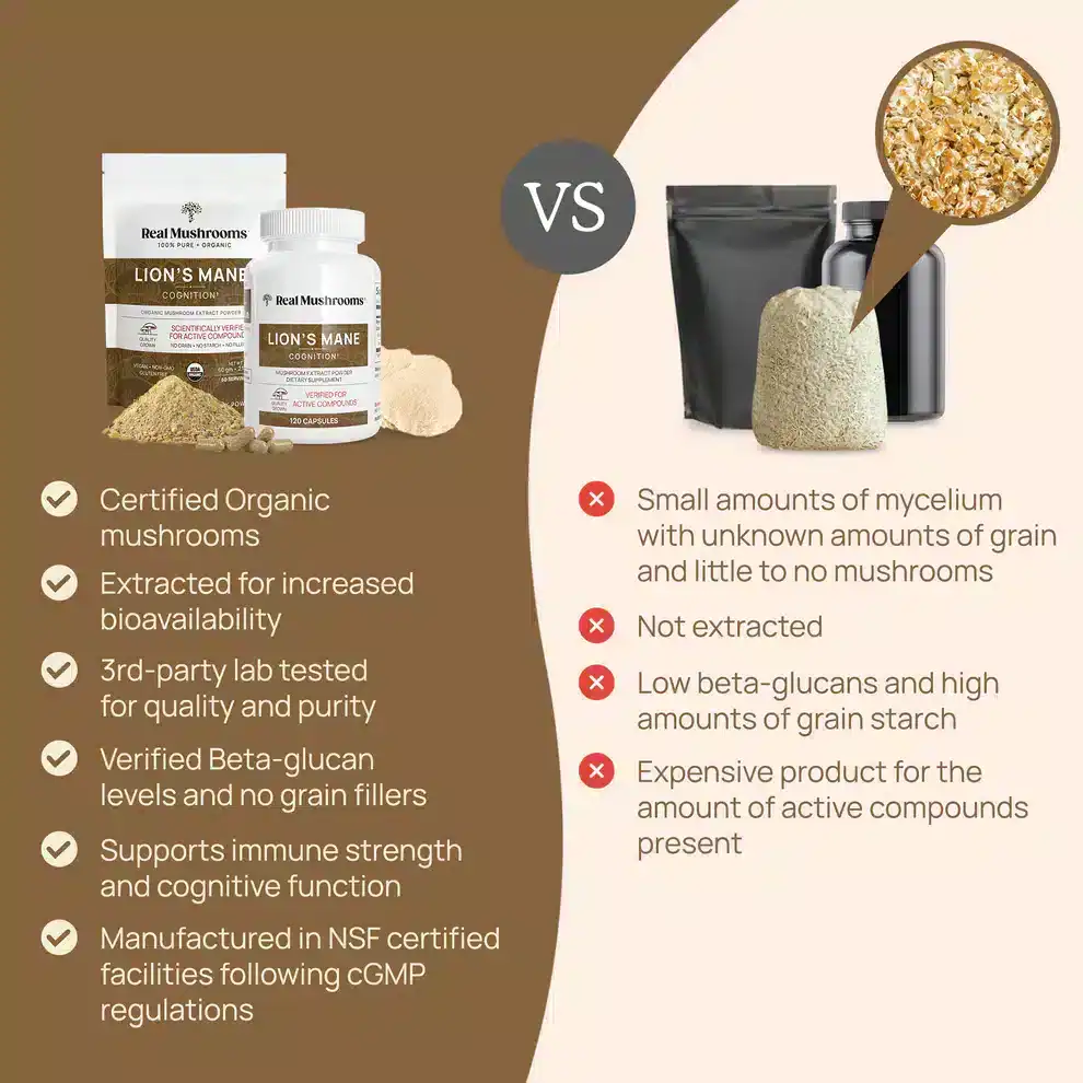 Organic Lions Mane Extract Capsules - Image 2