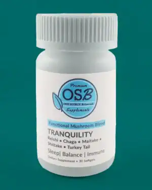 One Source Botanicals Tranquility Mushroom Extract Capsules – Nootropic Formula