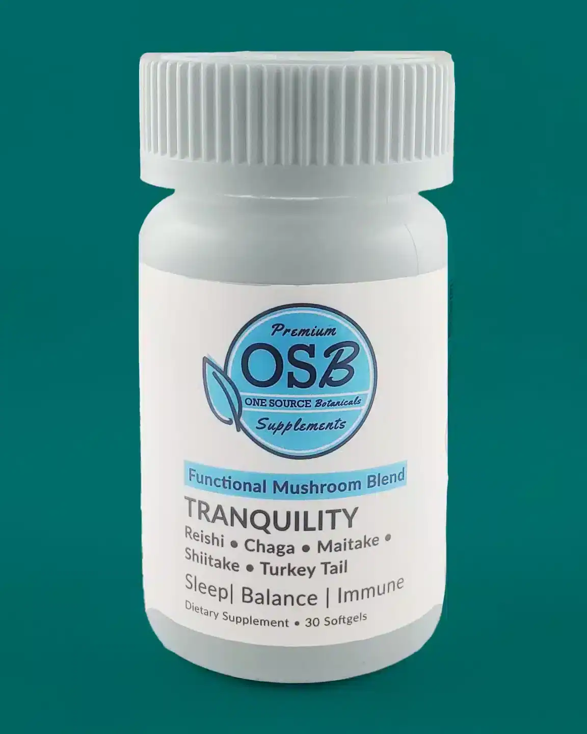 One Source Botanicals Tranquility Mushroom Extract Capsules – Nootropic Formula