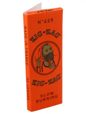1 1/4 Size Orange-Zig-Zag Rolling paper