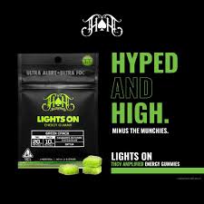 Green Crack Lights On Energy Gummies | 100mg THC - 50mg THCV