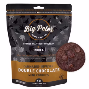 Double Chocolate-Cannabis Infused Mini Cookies-INDICA-Big Pete's
