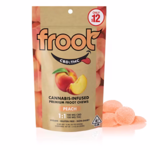 PEACH-Cannabis Infused Chews-Froot