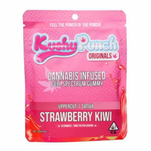 Strawberry Kiwi INDIVIDUAL GUMMIES 100MG-Kushy Punch