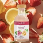 Almora - Almora Farm: 12oz Bottle: 100mg THC Strawberry Lemonade Beverage